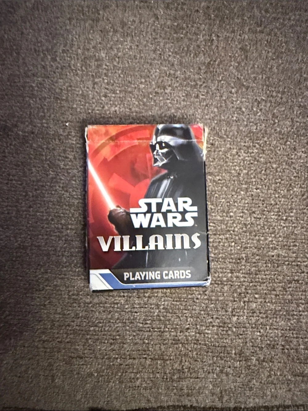 Star Wars Villains Playing Cards - Red & Black
